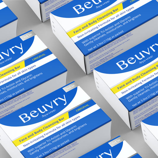 8-Pack Beuvry Face and Body Cleansing Bar